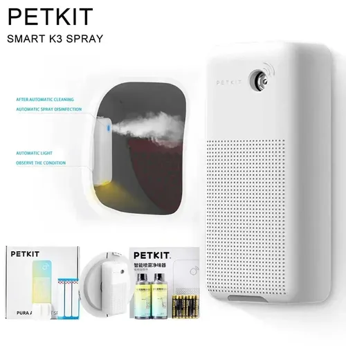Petkit pura max katzenstreu zubehör original smart k3 spray geruchs entferner n50 katzen toilette