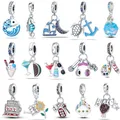 100% 925 Sterling SIlver Car Key Pendant Warm Home Watermelon Pendants Fit For Original Pandora