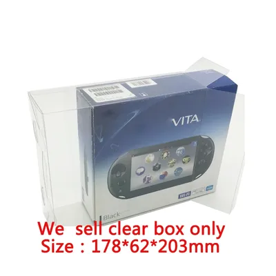 Hohe qualität Klar box abdeckung Für PSV2000 für PS VITA 2000 sammlung display lagerung PET Image