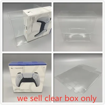 Transparenter Box-Schutz für DualSense-Griff, Sammelboxen für Sony PlayStation 4, PS5, Spielgehäuse, Image