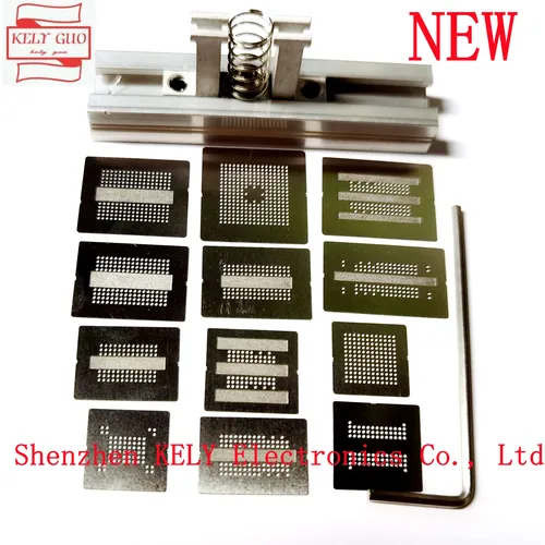 Speicher direkte Hitze BGA Reballing Schablonen Schablonen halter Jig für DDR1 DDR2 DDR3 DDR5 DR2-3