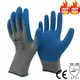 12Pieces/6 Pairs Latex Garden Work Gloves Man Cotton Shell Latex Coated Palm Construction Labor