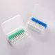 1 Set 150/200 stücke Doppel Floss Kopf Hygiene Dental Silikon Interdentalbürste Zahnstocher Neue