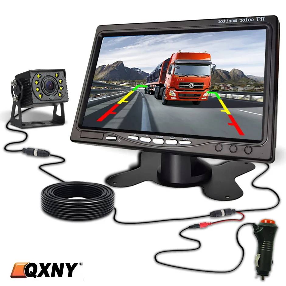 LKW-Rückfahr kamera 24V Auto Rückansicht HD 7-Zoll-LCD-Monitor für DVD-Display RV Van Pickups Camper Fahrzeug Bus Park hilfe