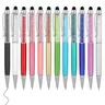 12 teile/los Kristall Kugelschreiber kreative Stylus Touch Pen 12 Farben schreiben Kugelschreiber