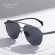 CAPONI High Quality Pure Titanium Sunglasses For Men Nylon Polarized Fashion Sun Glasses 100% UV400