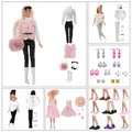 Nk offizielle neue Winterkleid ung für Barbie Puppe Accessoires Mode Dame Kleidung modernes Kleid