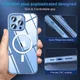 Clear Cases For Apple iPhone 15 14 13 12 11 Pro Max Plus XS XR X 8 7 SE Magnetic Adsorption Wireless