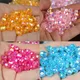 500 Pcs 6/8/10mm Dazzling Transparent Acrylic String of Beads Horn Pearl For Fashion