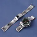 New Arrival 20mm Jubilee Hollow Endband with Oyster Deployment Clasp Stainless Steel Watchband For