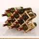 Faltbare Holz Wein racks flasche schrank ständer Halter holz regal organizer lagerung für retro