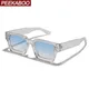 Peekaboo blue brown rectangle sunglasses uv400 retro ladies square sun glasses for men women 2023