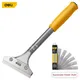 Deli New Good Quality Stainless Steel Wallpaper Paint Tiles Flooring Scraper 600 mm Remover With