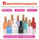 Vendeeni 11 Kind Of Nail Art Functional Gel Pure Color White Black Red Matte No Wipe Top Coat Base