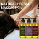 Body Massage Oil Lavender Herbal Salon Push Back Shoulder Neck Scraping Relaxing Muscles Activating