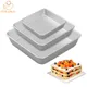 4/6/8Inch Square Cake Tins 3 Layers Angel Food Cake Pan Aluminum Square Baking Pans Baking Mold