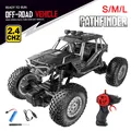 RC Cars Remote Control Car Off Road Monster Truck Metal Shell 4WD Dual Motors LED Headlight Rock