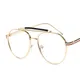 Neue Luxus Marke Design Sonnenbrille Gold Gläser Optik Rahmen Klare Vintage Sonnenbrille Frauen