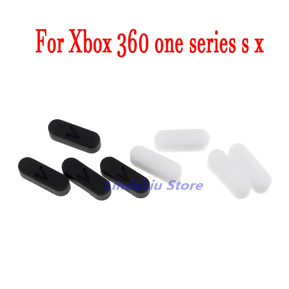 4pcs/set Rubber Feet Replace For XBOX360 Slim XBOX ONE Series S/X Housing Case Rubber Cover Gaming Accessories Shockproof