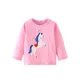 Spring meter Mädchen T-Shirts Einhorn Langarm Baby kleidung Kleinkind Tiere Blusen Kinder T-Shirts