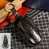 Leather Car Remote Key Case Cover for Geely Azkarra Tugella FY11 2019 2020 Atlas Pro New Emgrand GS