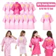 6-12Pcs Spa Girls Party Birthday Squad Robes Girl Kimono Spa Robe Pajama Party Favors Soft Satin