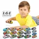 2-8Pcs Set Toy Racing Car Alloy Iron Shell Mini Car Model Toy Inertia Sliding Rail Car Mini Small