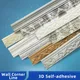 OK-B Self-adhesive 3D Foam Embossed Corner Line Wall Waist Line Wallpaper Home Decoration Wall