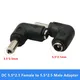 JACK 5.5*2.1mm FEMALE TO DC 5.5*2.5mm MALE ADAPTER 5.5 x 2.1 mm to 5.5X 2.5mm CONVERTER 5521 TO