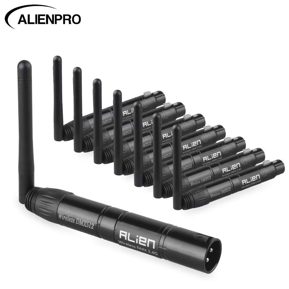 ALIEN 2,4G ISM DMX512 Dif Wireless Controller DMX Sender Empfänger Mit Antenne für DJ Disco Party Bar LED Bühne laser Licht Image