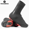 ROCKBROS Winter Thermo Fahrrad Schuh Abdeckung Wasserdicht Winddicht Fleece Sport Schuhe Abdeckung MTB Straße Wärmer Fahrrad Überschuhe Abdeckung