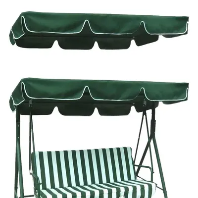 Porch Swing Canopy Replacement Waterproof Swing Top Cover Garden Swing Seat Replacement Canopy Sun