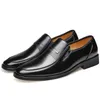 Neue Mode Leder Schuhe Männer Schuhe Flache Mens Casual Schuhe Schwarz Marke Männlichen Schuhe Slip-on Mann Business Schuhe a2766