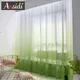 Multi Gradienten Farbe Fenster Sheer Tüll Vorhänge Für Wohnzimmer Schlafzimmer Küche Organza Voile