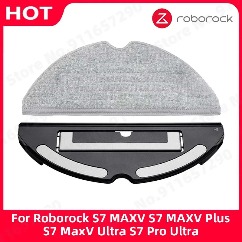 Original Für Roborock S7 MAXV / S7 MAXV Plus/ S7 MaxV Ultra / S7 Pro Ultra Topaz SV VibraRise Mopp tuch Halterung Roboter Reiniger Teil Image