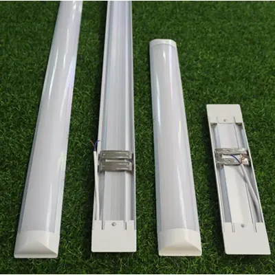 1pc Flat Purified LED Tube light 10W 0.3m 20W 57cm LED Batten Tube Bar Light Three Tri-Proof light 220v 3000k Nature 4000k 6000