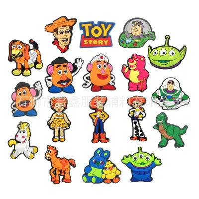 Nette Toy Story Schuh Charms für Crocs Charms Herren für Crocs Zubehör Frauen für Croc Dekoration