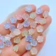 100Pcs New Cute Mini 9mm Mixed Shiny Roses Resin Nail Parts Accessories Kawaii DIY Nail Art