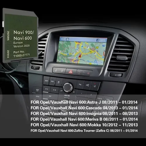 Navi Karte für Opel Vauxhall Navi 900 Europa 16GB Navigation SD GPS-Karte