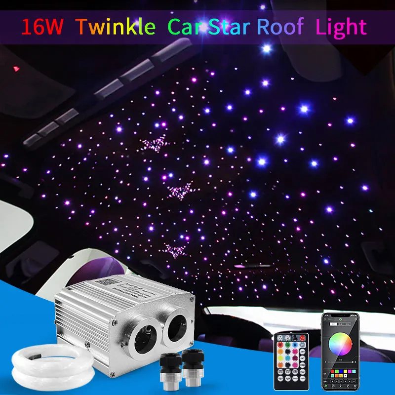 sternenhimmel auto 16w Twinkle LED Auto Starry Sky Licht Dach Sterne Nacht Lichter Innen Starry Sky Decke Auto Innen Sterne Faser optic Lampe