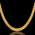 Hot Sale Antique Flat Snake Chain Necklace 4/7mm Stainless Steel Gold Color Choker Long Chains For