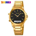 Skmei sport uhren herren wasserdichte alarm armbanduhren uhr reloj hombre 3 zeit hintergrund