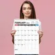 Daily Planner 2024 Wall Calendar Agenda Organizer Office Stationery English Calendar Weekly Schedule