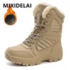Winter Boot männer High-top Wasserdichte Stiefeletten Männer Dicke Plus Warme Große Größe Schnee Wandern Stiefel Outdoor Baumwolle schuhe Turnschuhe
