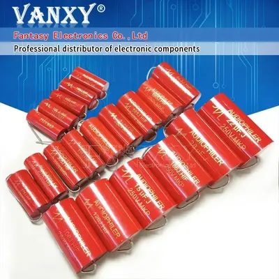 1 Stück 250 V Audiophiler Axial MKP Kondensator Audio 1 UF ~ 47 UF 1,5/1,8/2,2/2,7/3/3,3/4/4,7/5,6/6,8/8,2/10/12/15/22/33 uf unpolar Image