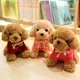 20cm/25cm Imitation Teddy Dog Plush Stuffed Doll Cute Poodle Stuffed Toy Cloth Doll Plush Dog Baby