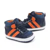 Stern Zwei Gestreifte PatchWork Baby Schuhe Für Jungen Mädchen Harte Sohle Schuhe Frühling Bebes Turnschuhe Kleinkind Neugeborenen Schuhe Erste Wanderer