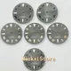 29mm Gray watch dial With Date Window Green Luminous For NH35 NH36 Watches Automatic Movement