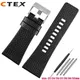 Genuine Leather Strap Watchband For diesel Watches DZ4386 1657 1399 1206 4323 Black Band 22mm 24mm