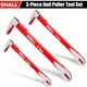 SHALL 3-Piece Nail Puller Tool Set 12’’10’’8’’Heavy Duty & Mini Cats Paw Pry Bar Crowbar Tool for